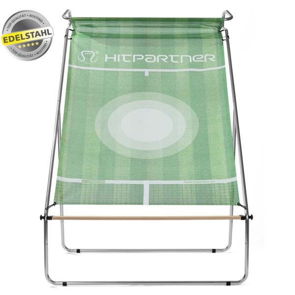 Tennisballwand HitPartner grün Pro Version Edelstahl